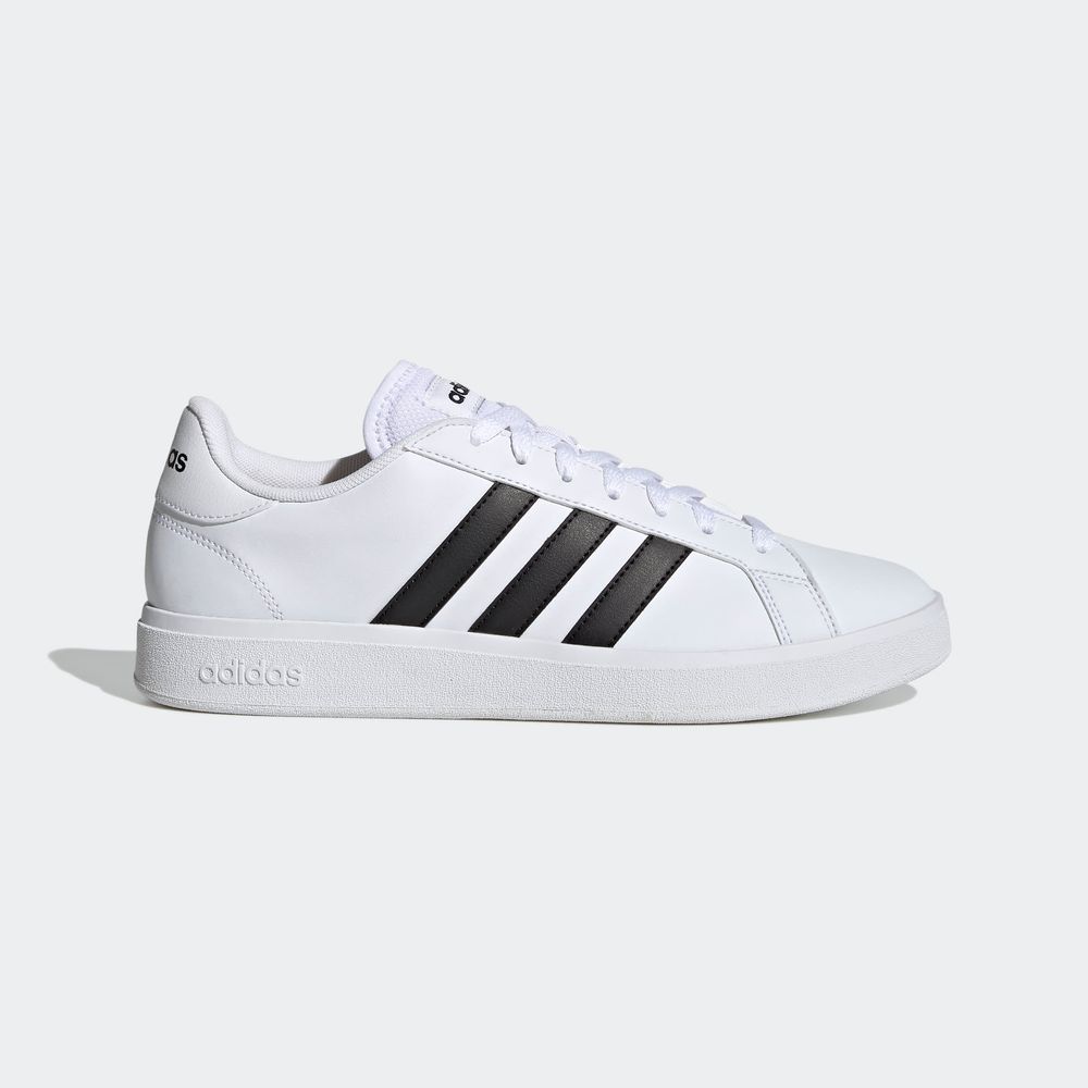 Foto 3 pulgar | Tenis Adidas Grand Court Base 2.0 Blancos para Hombre