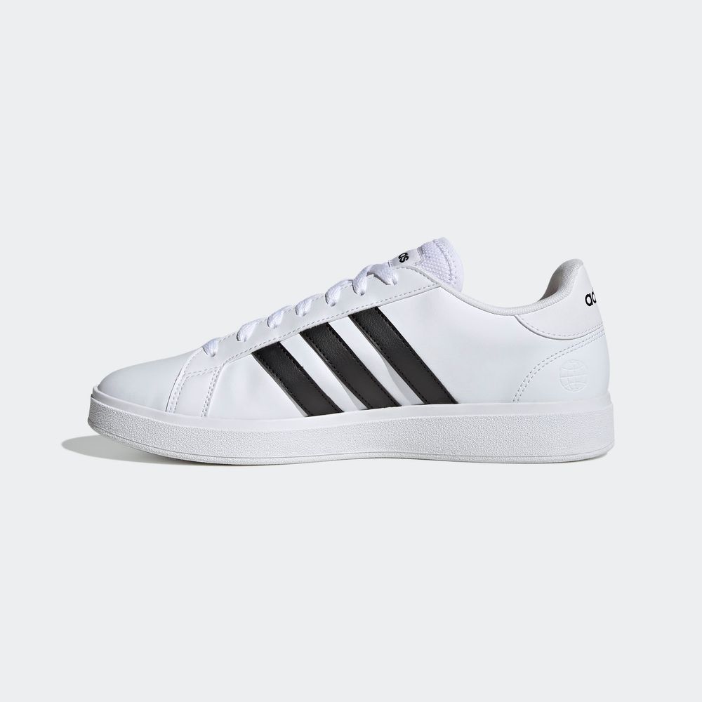 Foto 4 pulgar | Tenis Adidas Grand Court Base 2.0 Blancos para Hombre