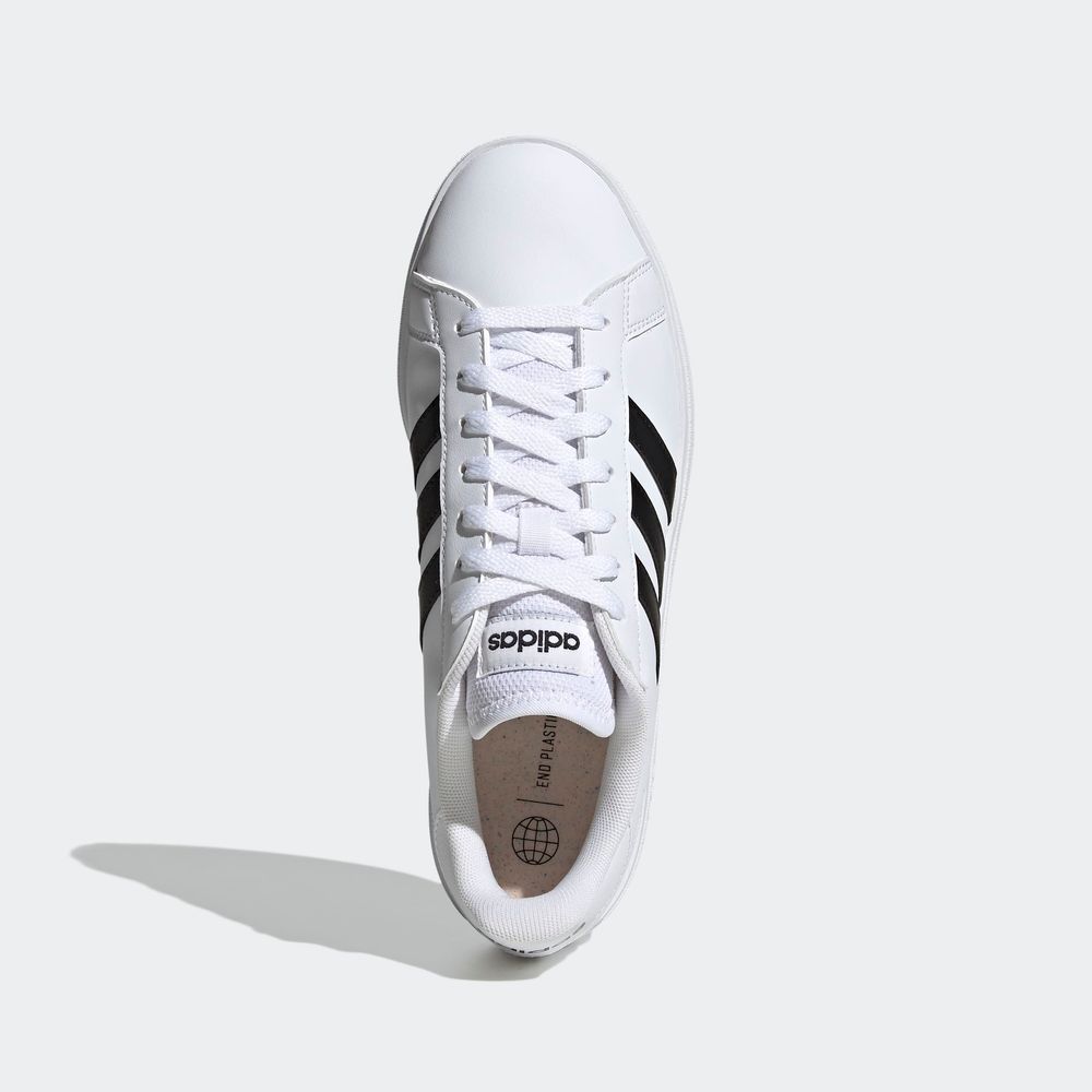 Foto 5 pulgar | Tenis Adidas Grand Court Base 2.0 Blancos para Hombre