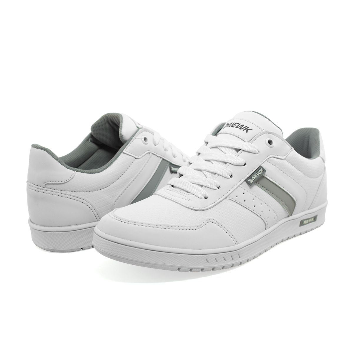 Tenis Newk Línea Zaprope color Blanco/ Gris