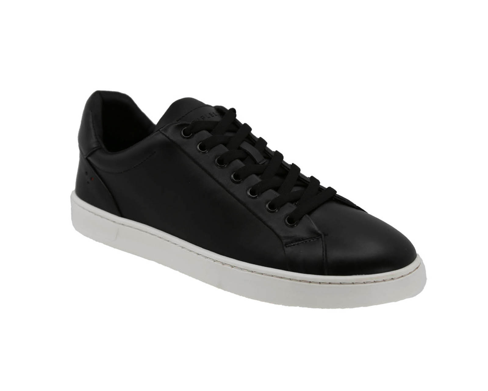 Tenis de Piel Triples Edric 36050 Negro para Hombre