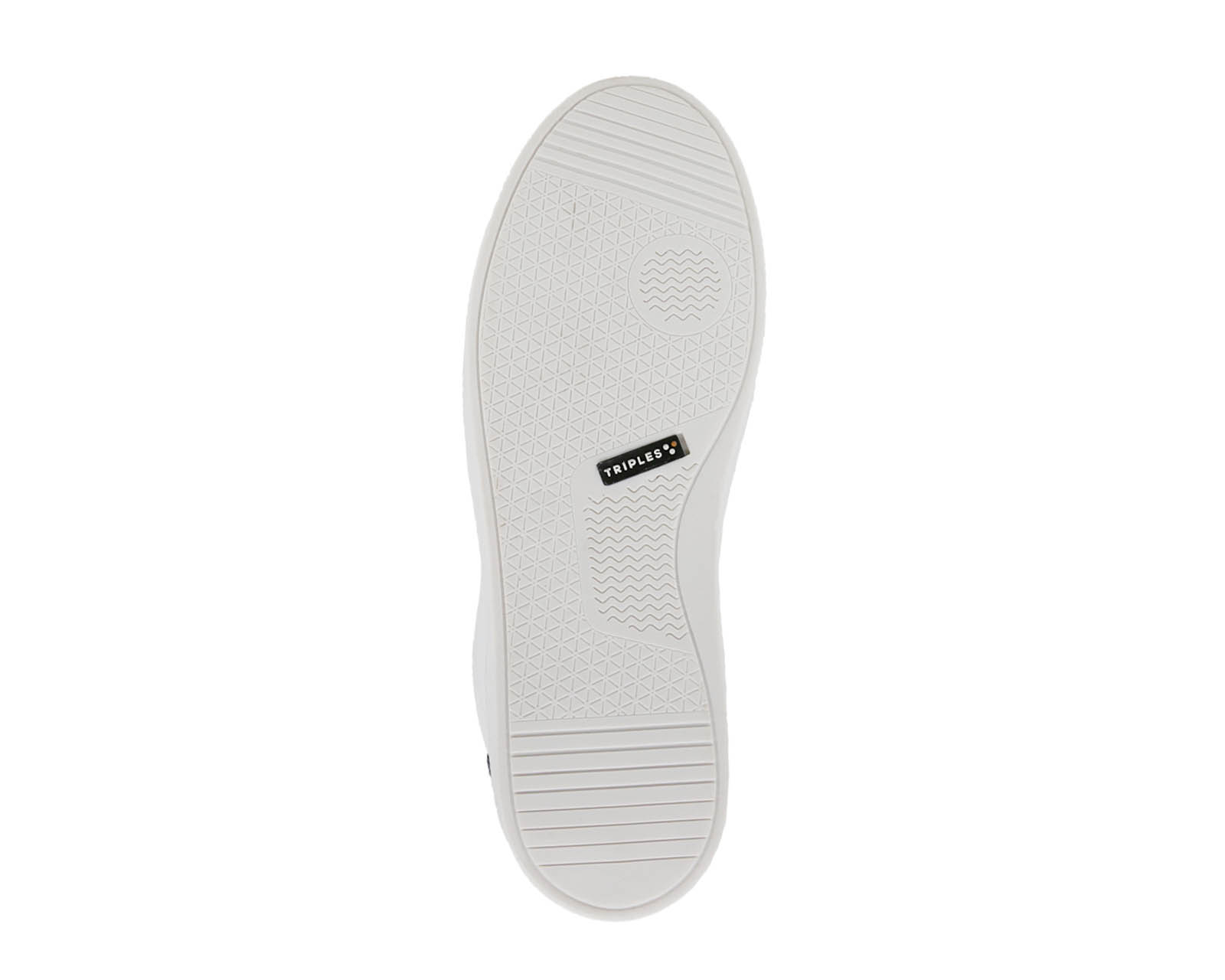 Foto 4 pulgar | Tenis de Piel Triples Edric 36050 color Blanco para Hombre