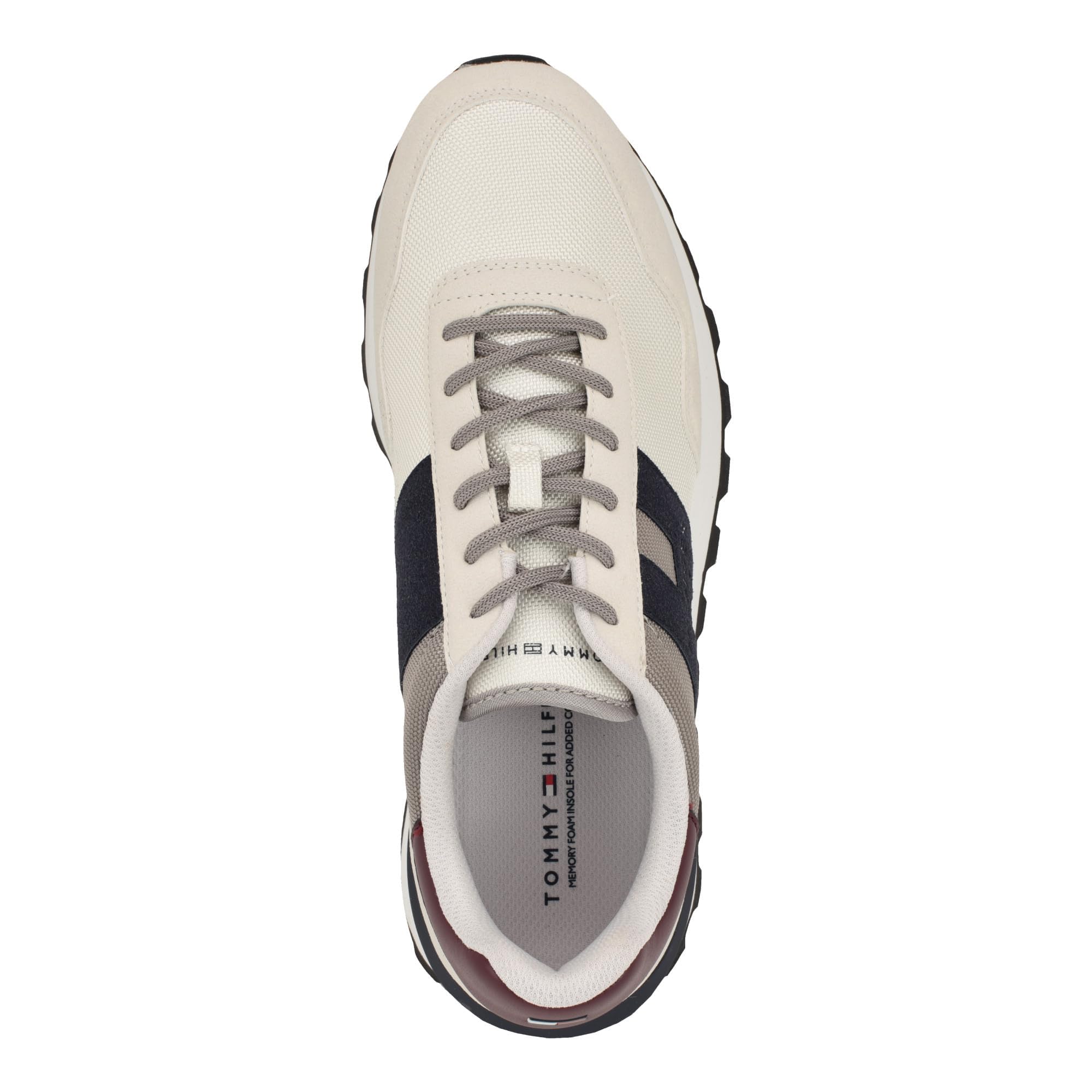 Foto 3 pulgar | Zapatilla Tommy Hilfiger Gani Para Hombre, Color Gris Claro/crema, Multicolor - Venta Internacional.