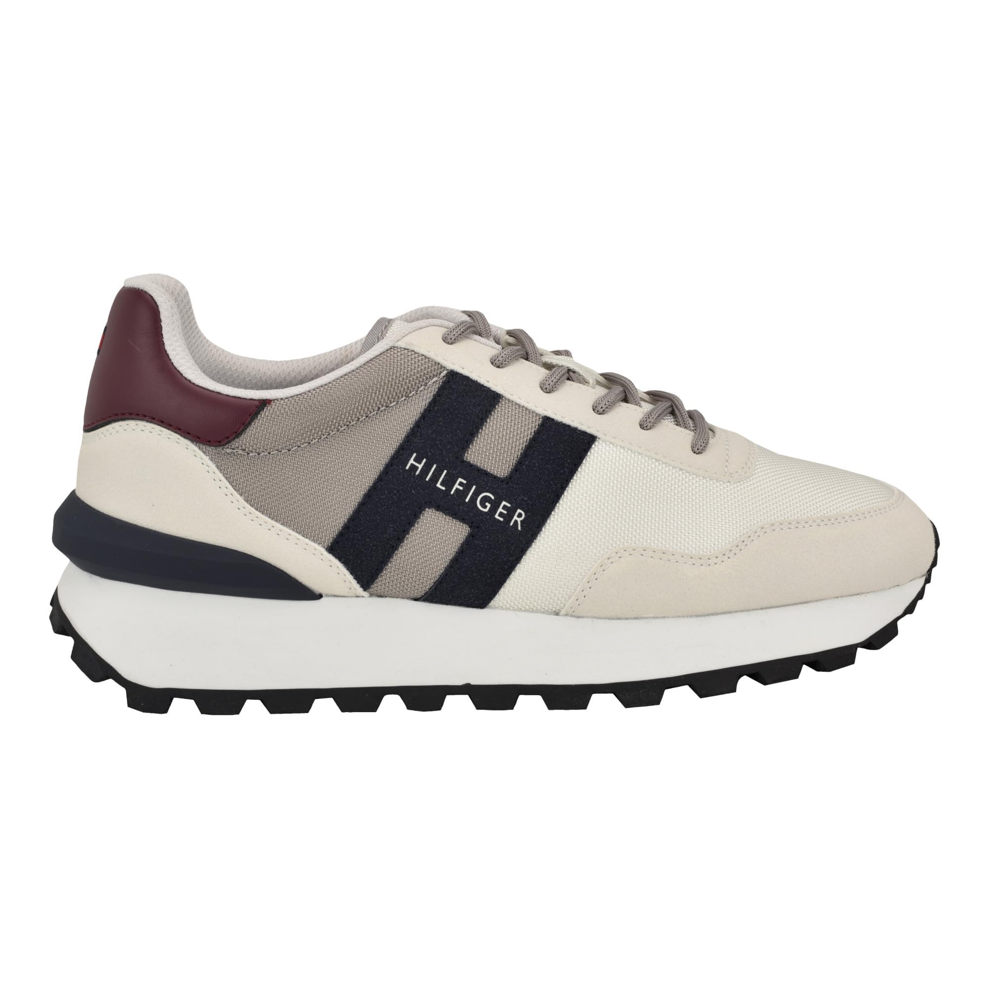 Foto 6 pulgar | Zapatilla Tommy Hilfiger Gani Para Hombre, Color Gris Claro/crema, Multicolor - Venta Internacional.