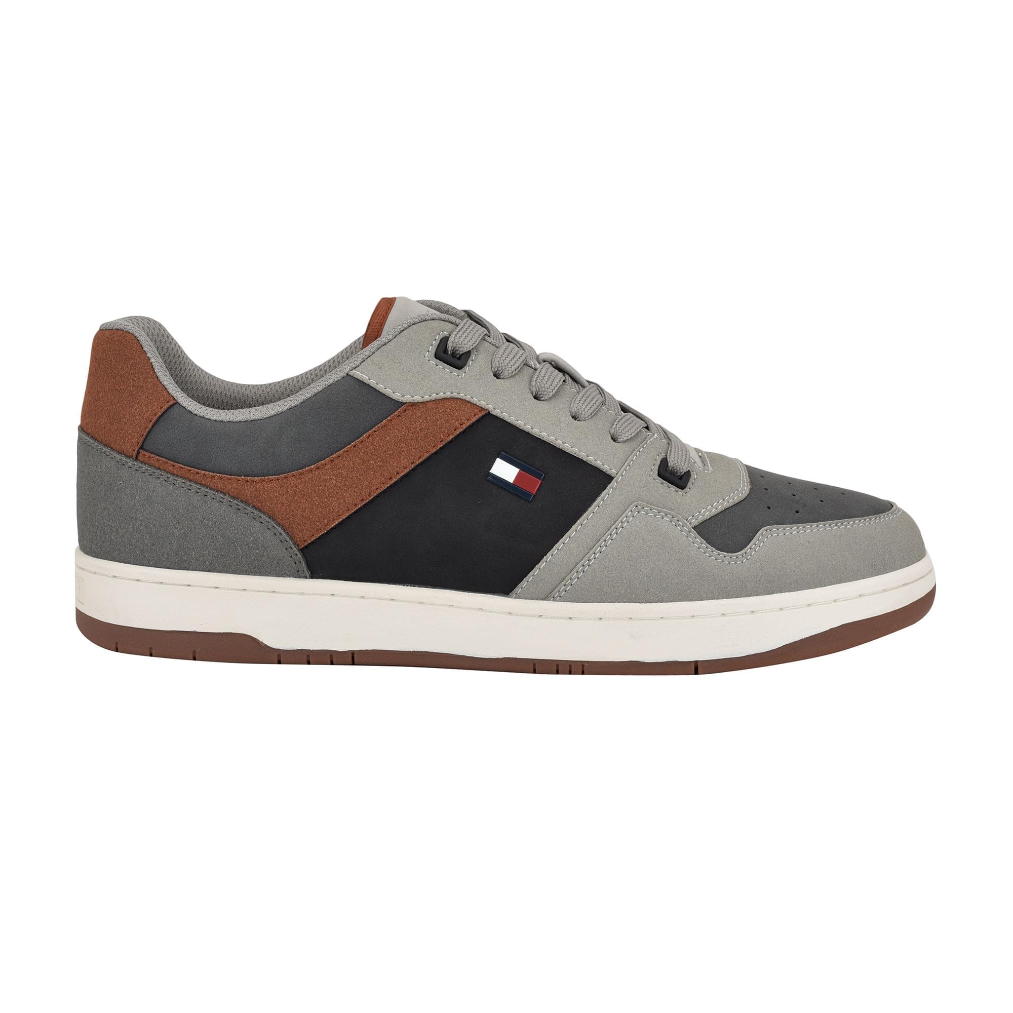 Foto 6 pulgar | Zapatilla Tommy Hilfiger Trane Para Hombre Gris Multi 030 - Venta Internacional.