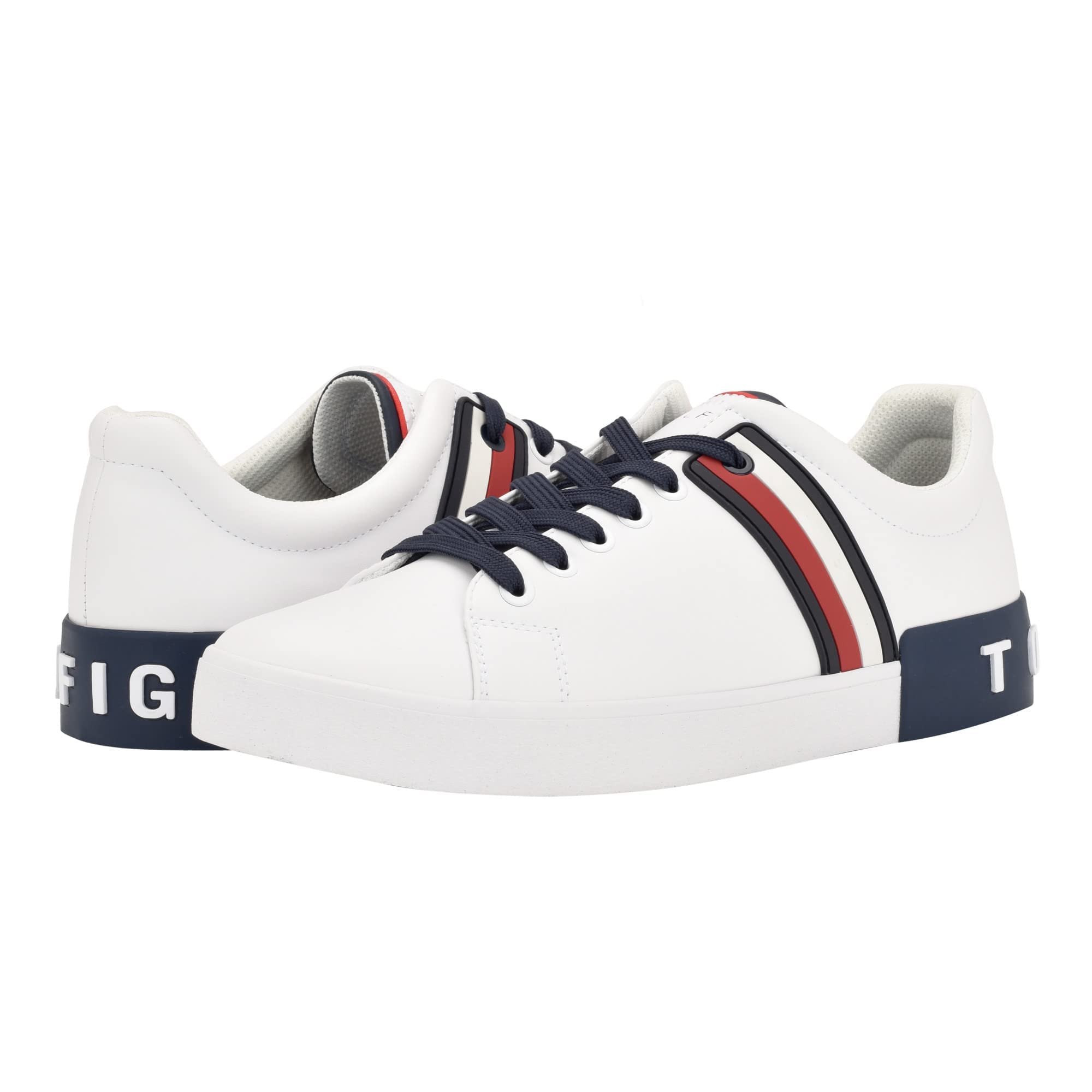 Foto 3 pulgar | Zapatilla Tommy Hilfiger Ramus Para Hombre Blanco/azul Marino Multi 145 - Venta Internacional.