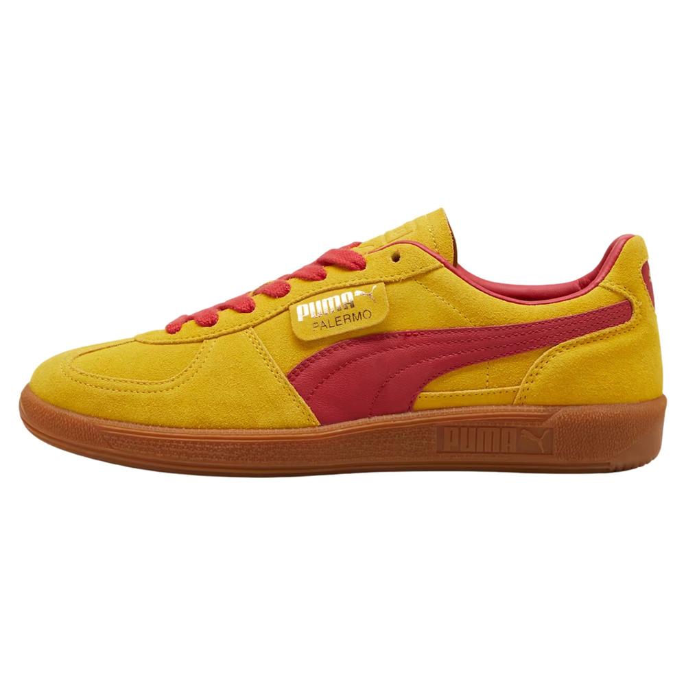 Foto 2 pulgar | Tenis Puma Palermo Pele Hombre Casual Amarillo