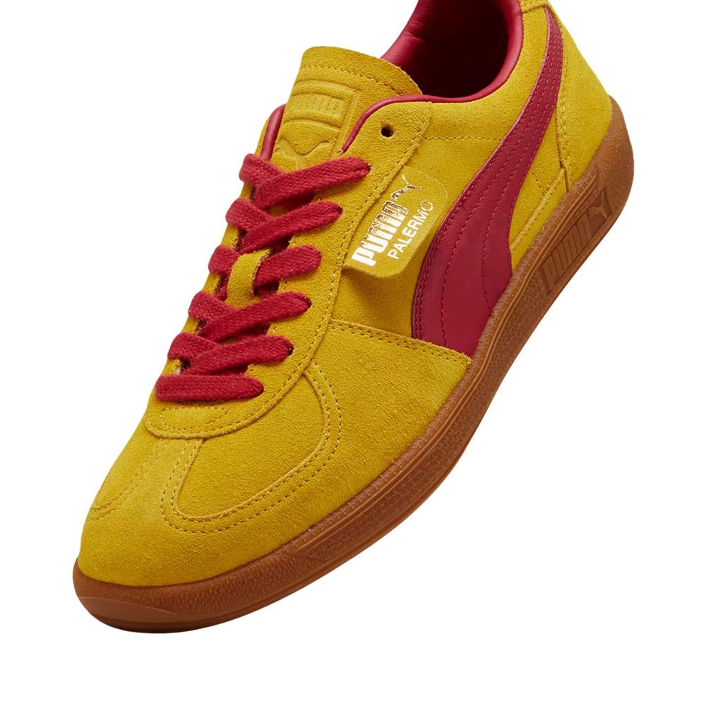 Foto 4 pulgar | Tenis Puma Palermo Pele Hombre Casual Amarillo