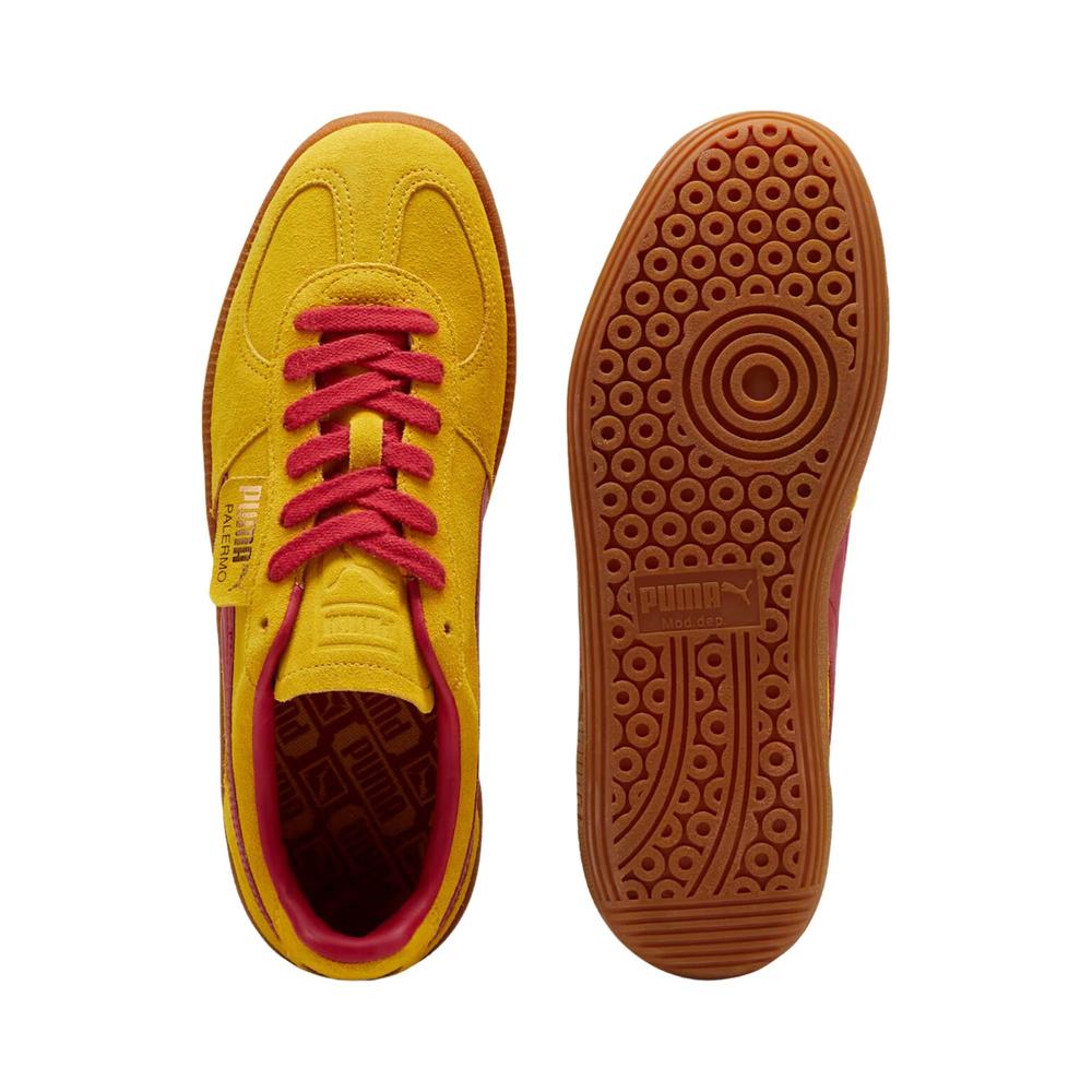 Foto 5 pulgar | Tenis Puma Palermo Pele Hombre Casual Amarillo