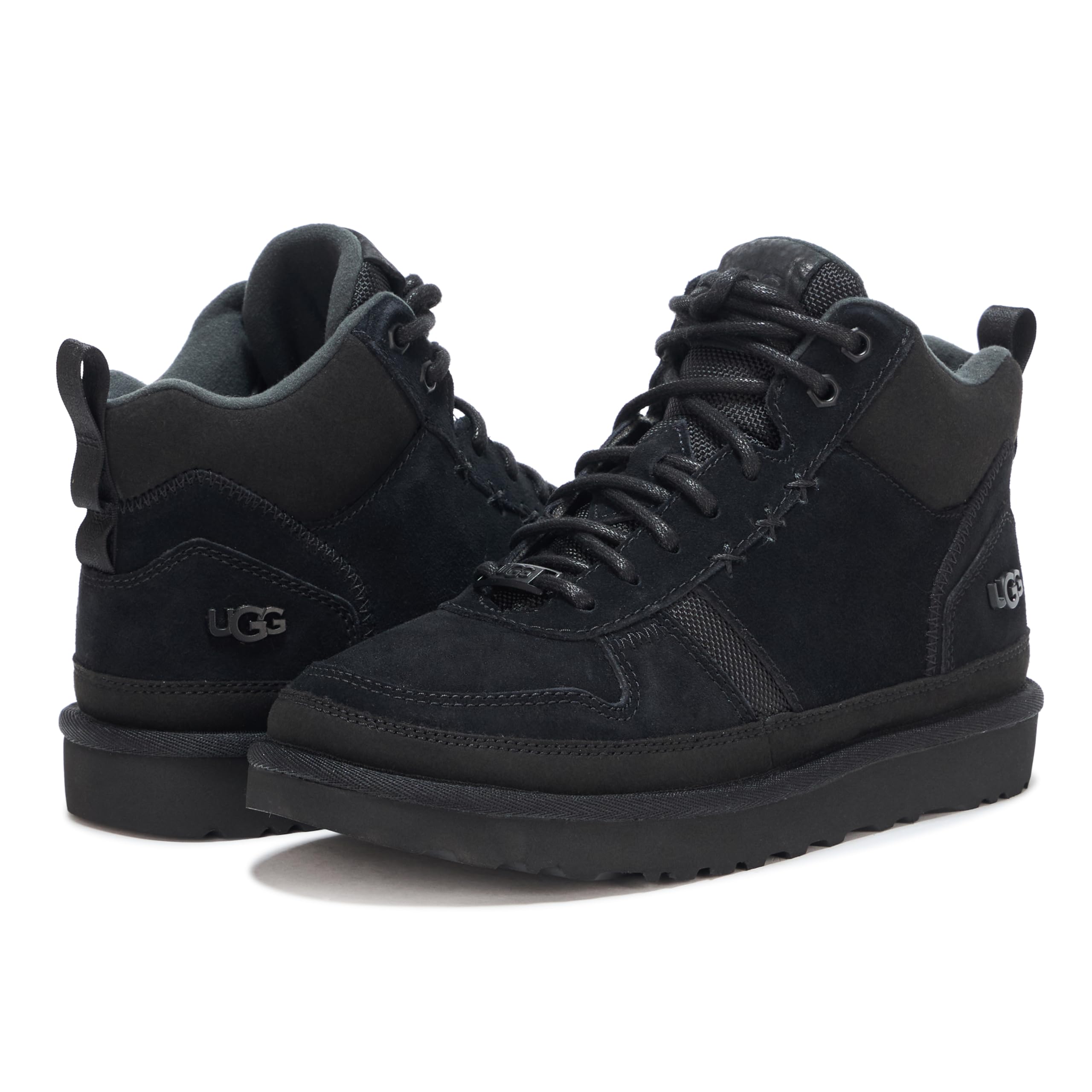 Foto 4 pulgar | Zapatilla Ugg Highland Hi Heritage Para Hombre, Ante Negra, Talla 6 - Venta Internacional.