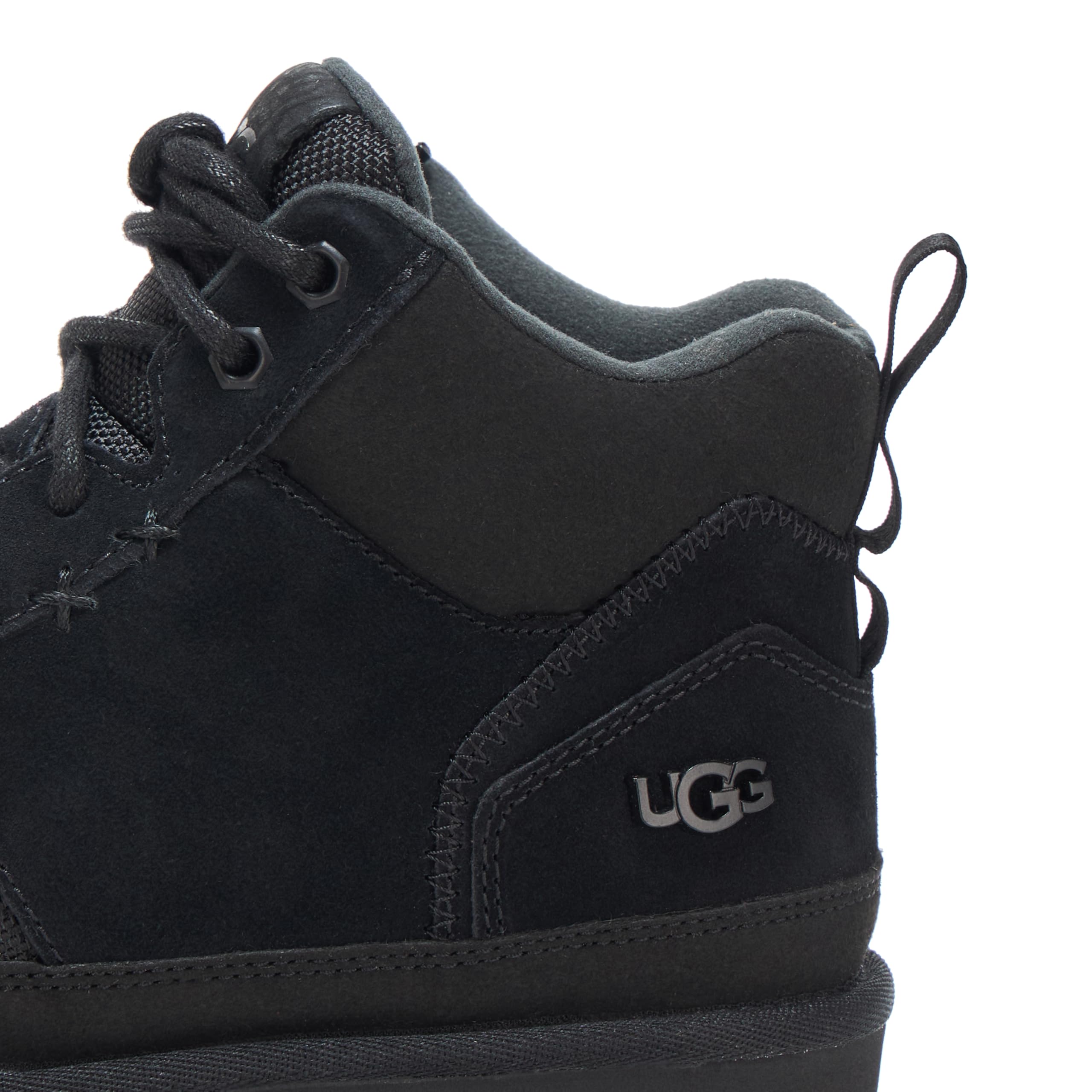 Foto 5 pulgar | Zapatilla Ugg Highland Hi Heritage Para Hombre, Ante Negra, Talla 6 - Venta Internacional.