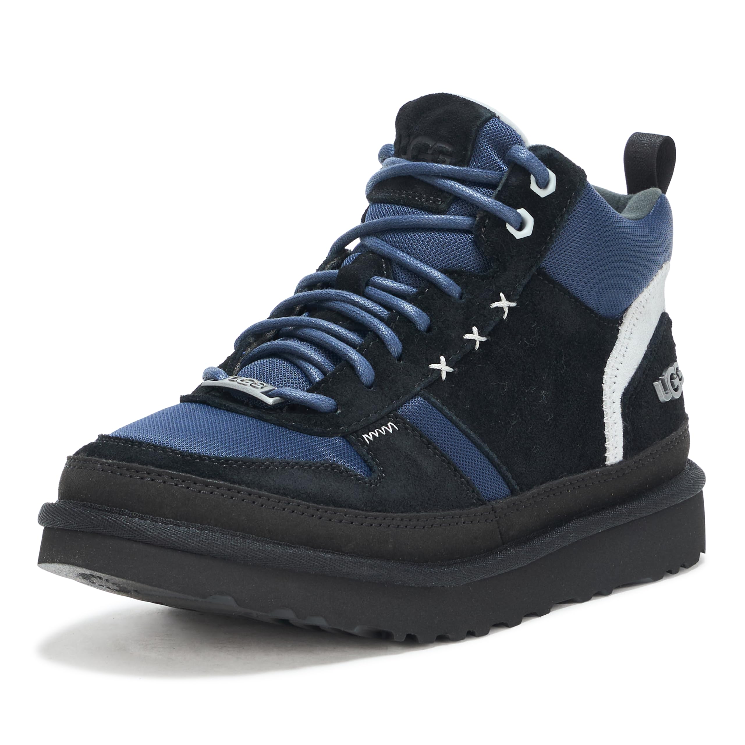 Foto 2 pulgar | Zapatilla Ugg Highland Hi Heritage Para Hombre, Color Negro, Azul Marino Y Gris, Talla 5 - Venta Internacional.