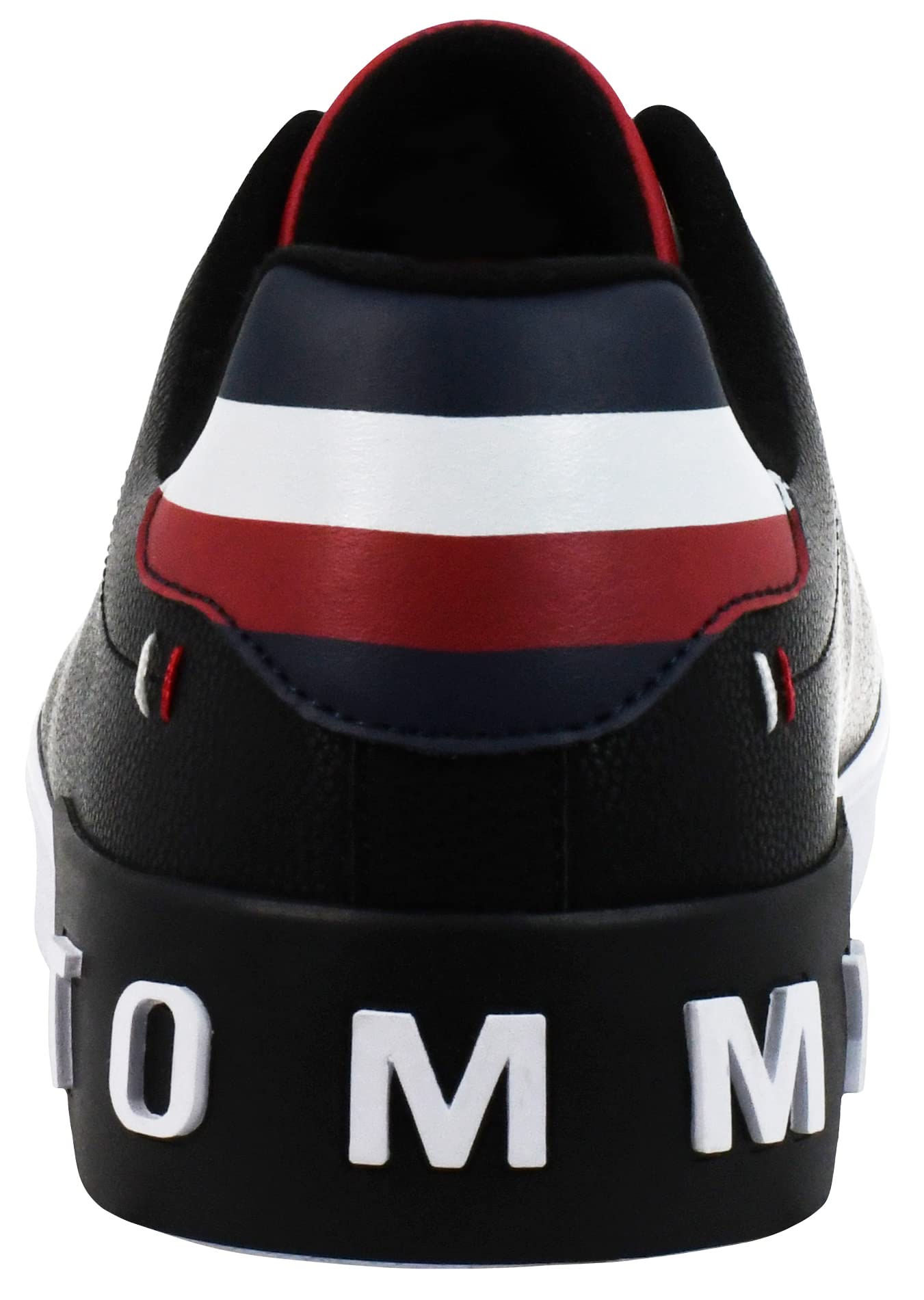 Foto 4 pulgar | Tenis Tommy Hilfiger Rezz de Piel Vegana Negros para Hombre - Venta Internacional
