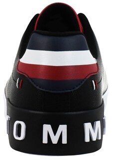 Foto 3 | Tenis Tommy Hilfiger Rezz de Piel Vegana Negros para Hombre - Venta Internacional