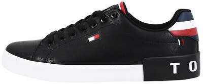 Foto 7 | Tenis Tommy Hilfiger Rezz de Piel Vegana Negros para Hombre - Venta Internacional