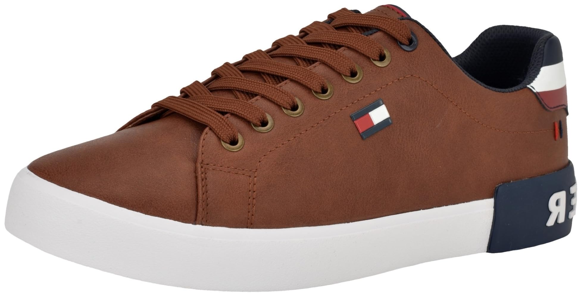 Foto 2 pulgar | Tenis Tommy Hilfiger Rezz color Coñac para Hombre - Venta Internacional