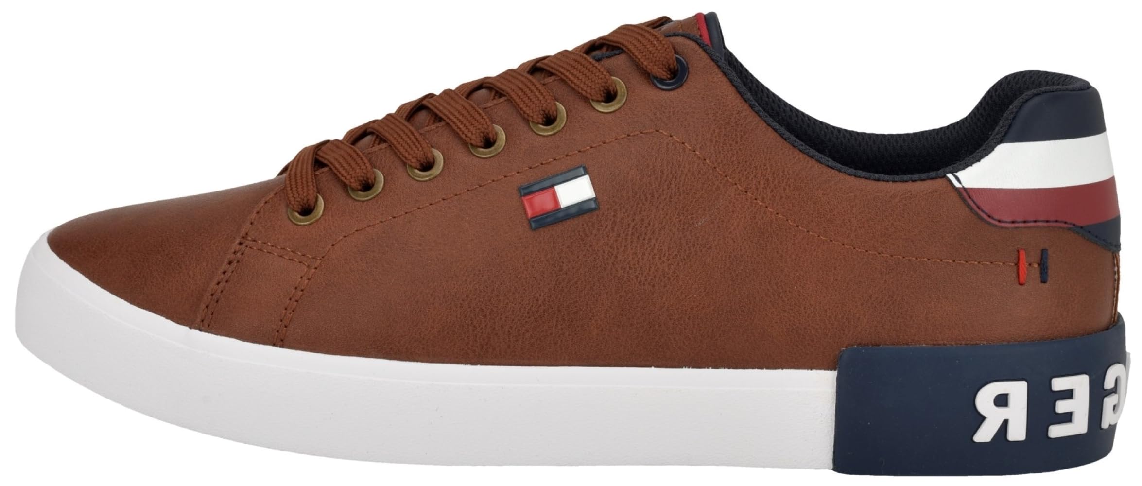 Foto 4 pulgar | Tenis Tommy Hilfiger Rezz color Coñac para Hombre - Venta Internacional