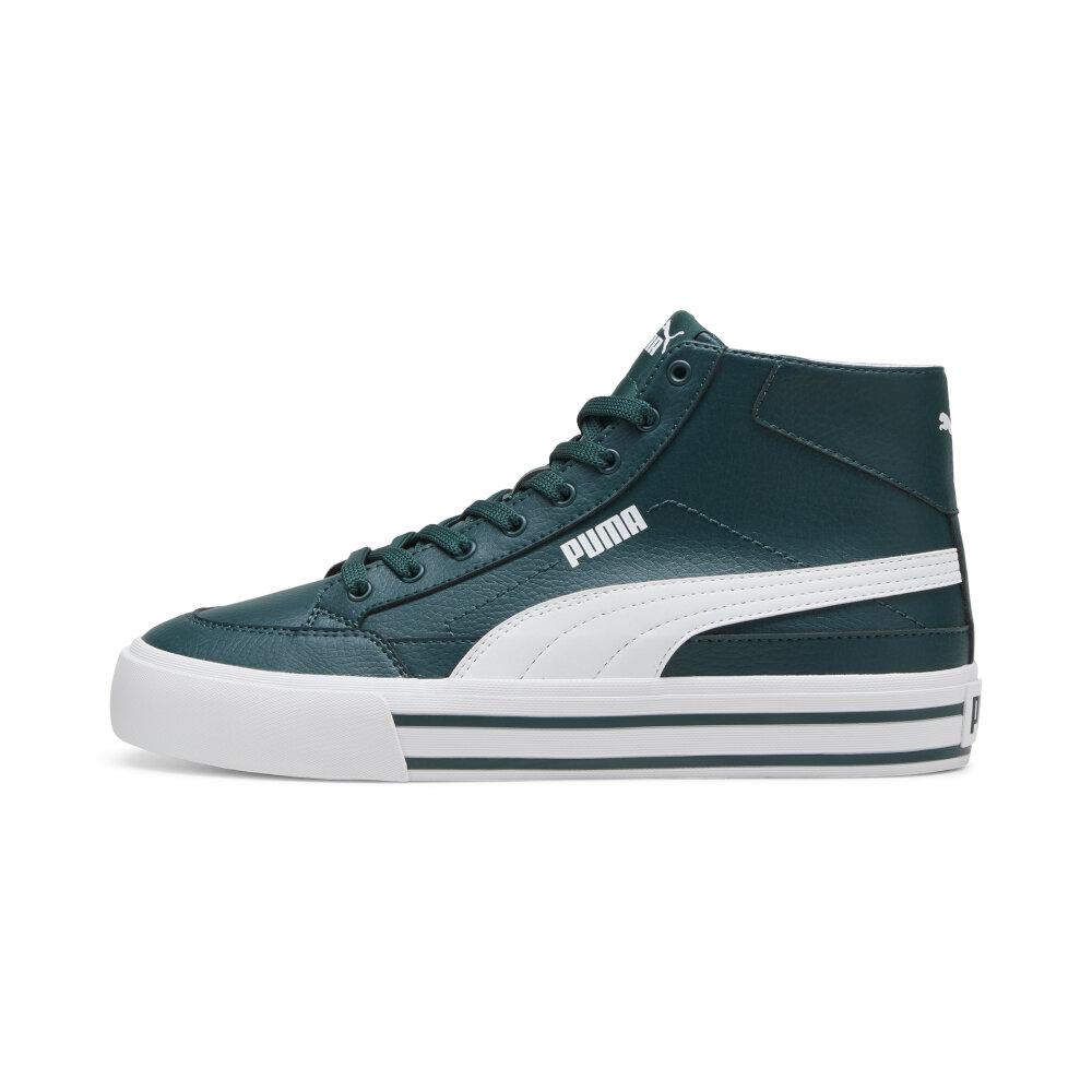 Tenis Puma Court Classic Vulc Mid Fs Sl Unisex Verde