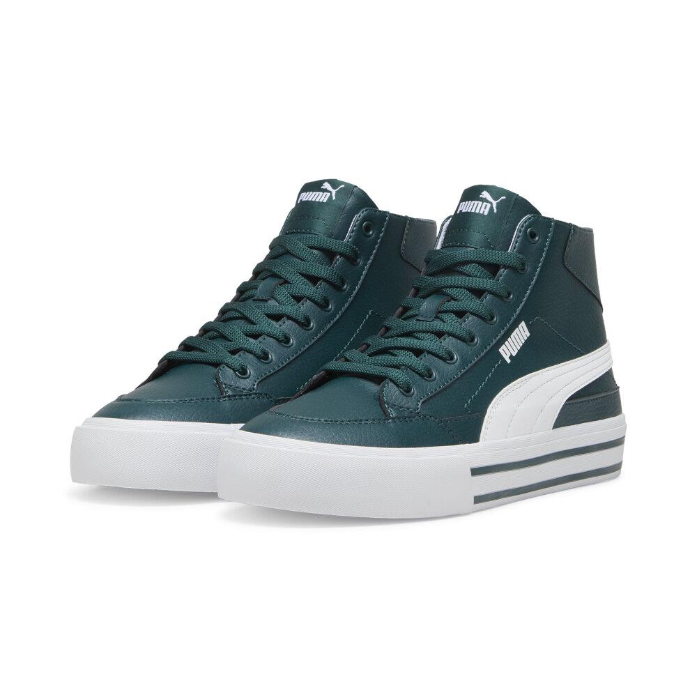 Foto 3 | Tenis Puma Court Classic Vulc Mid Fs Sl Unisex Verde
