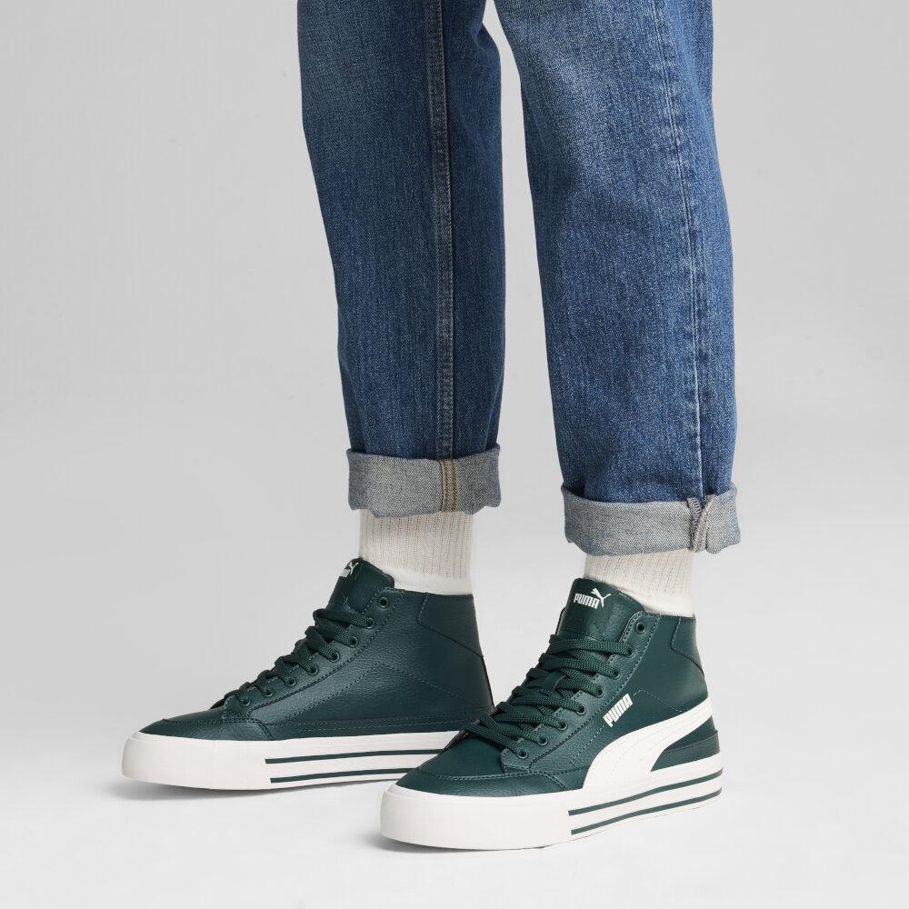 Foto 4 | Tenis Puma Court Classic Vulc Mid Fs Sl Unisex Verde