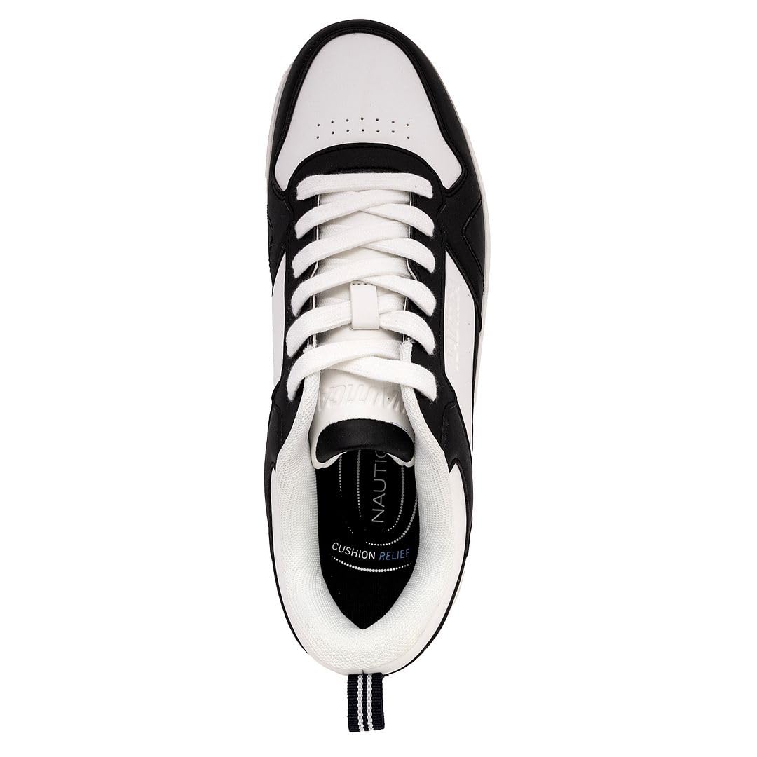 Foto 5 pulgar | Tenis Nautica Bence-White Black para Hombre - Venta Internacional