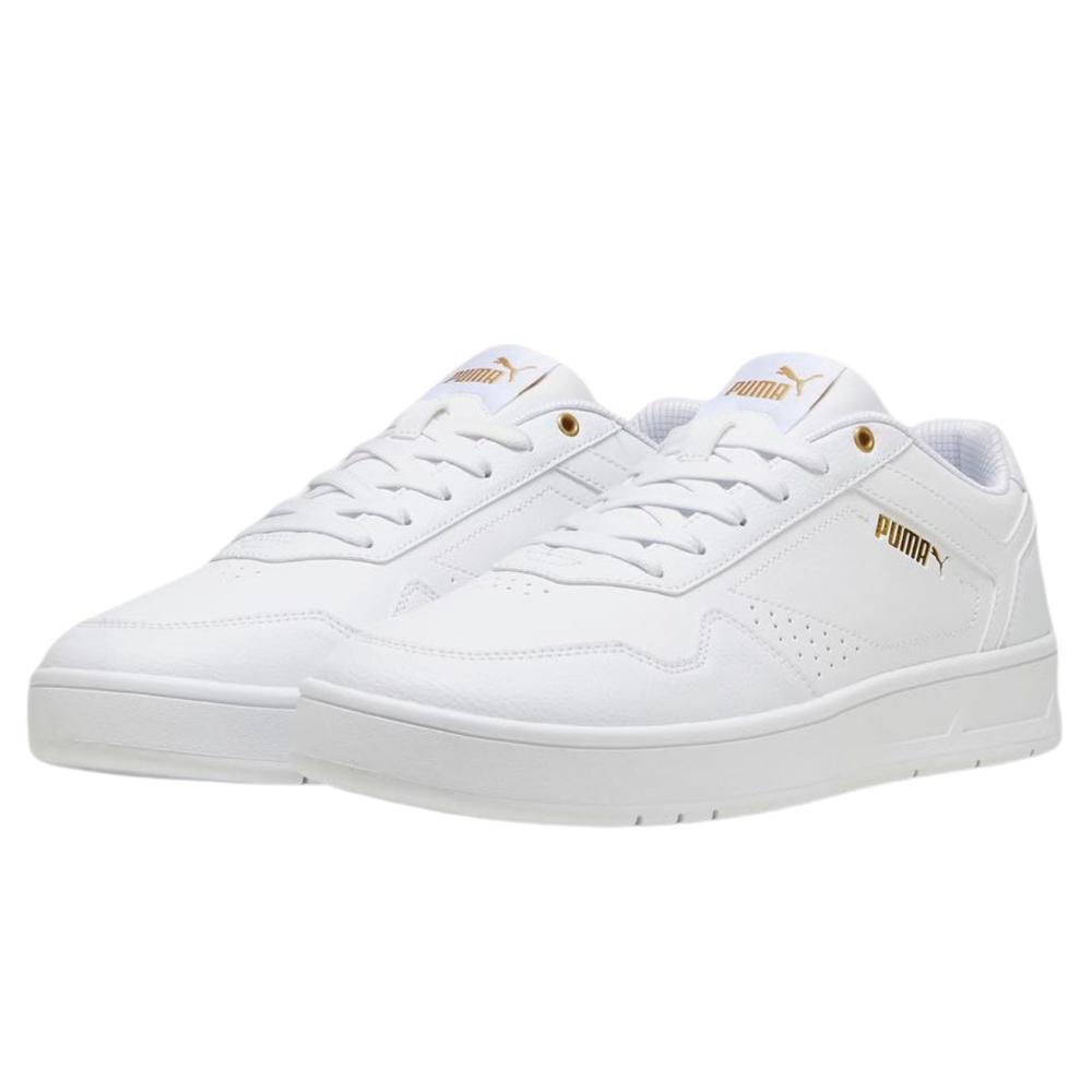 Foto 3 pulgar | Tenis Puma Court Classic Casual Blanco Juvenil