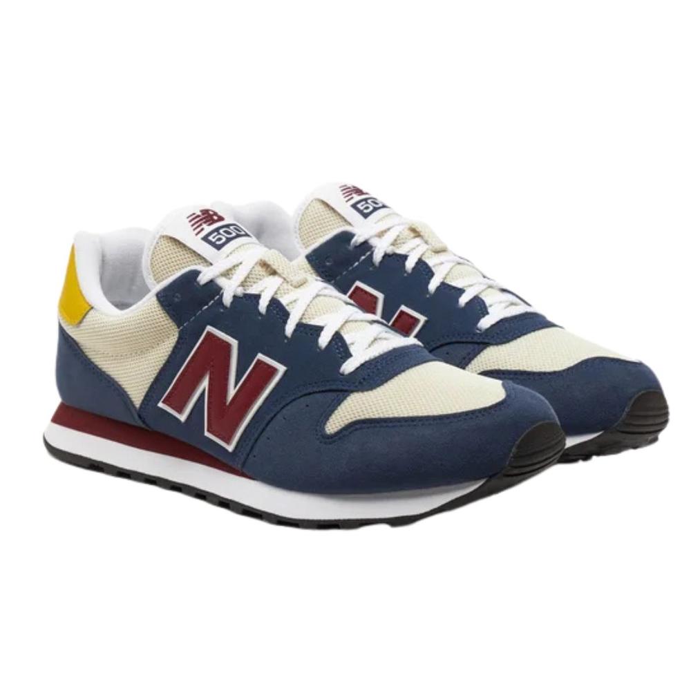 Foto 3 pulgar | Tenis New Balance 500 Retro Azul para Hombre
