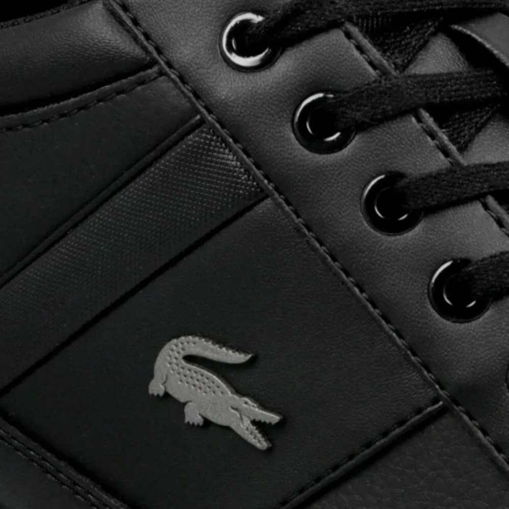 Foto 3 | Tenis Lacoste Chaymon Triple Black Placa