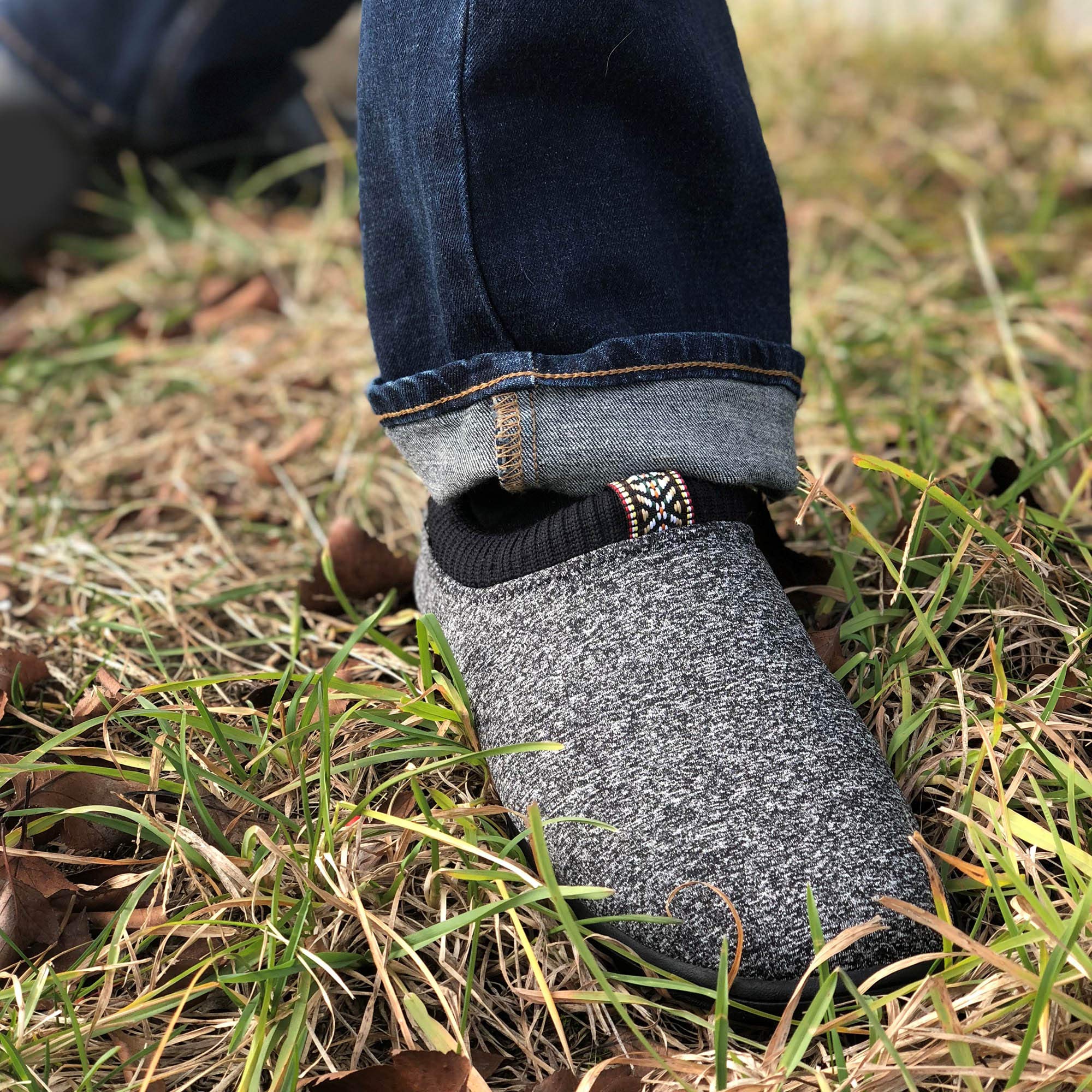 Foto 6 | Zapatillas Slipper Acorn Explorer Para Hombre Black Heather - Venta Internacional.