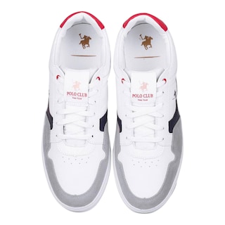Foto 4 | Tenis Polo York Team Color Blanco Para Hombre Modelo V108