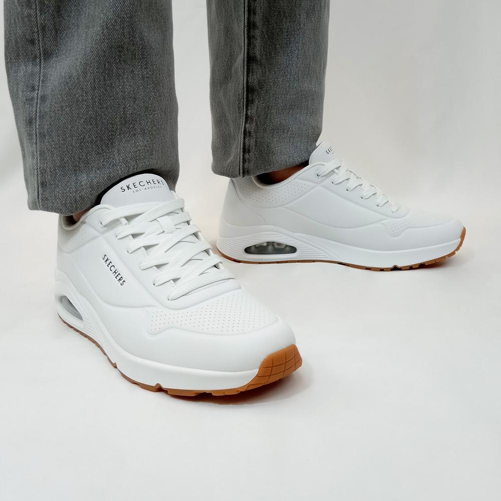 Foto 4 pulgar | Tenis Skechers Para Hombre 52458 Blanco [ske621] Blanco