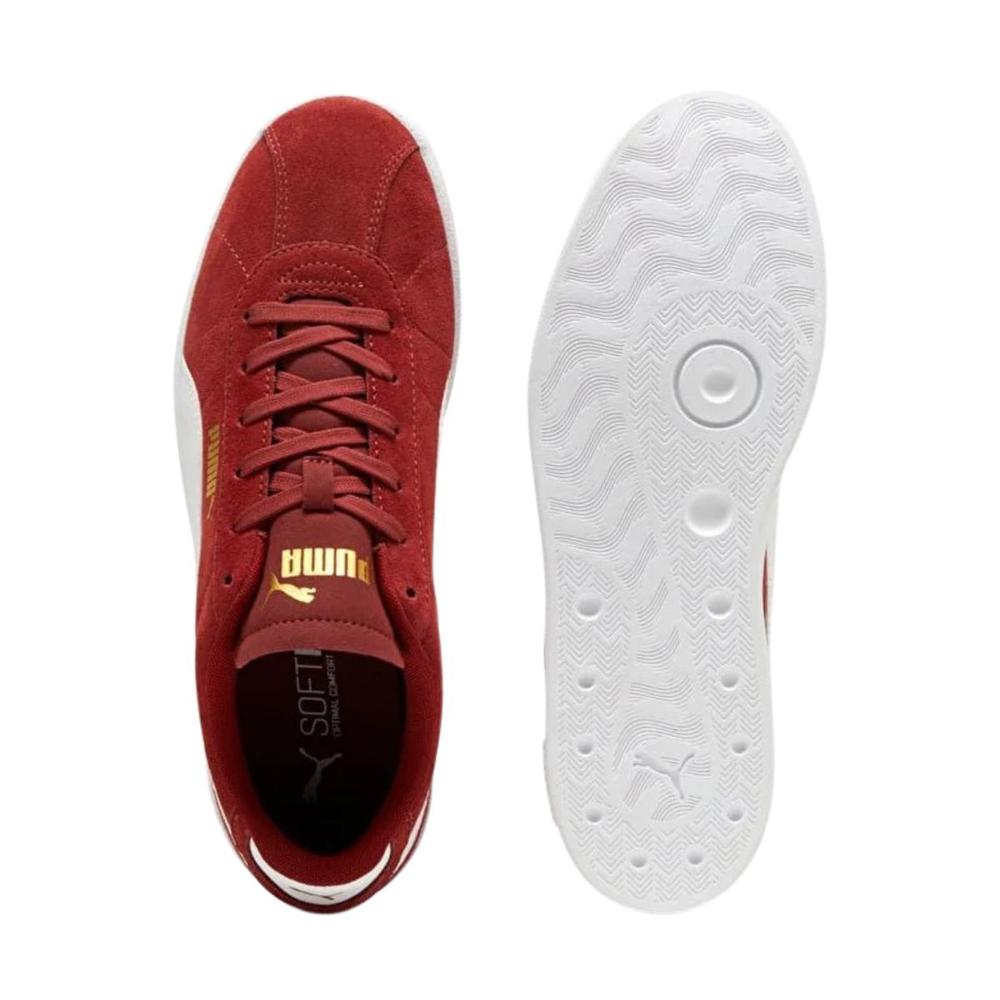 Foto 5 | Tenis Puma Club Ii Unisex Gamuza Rojo