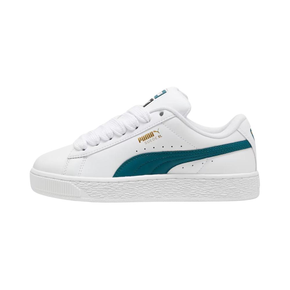 Foto 2 pulgar | Tenis Puma Suede Xl Lth Unisex Sofisticado Blanco