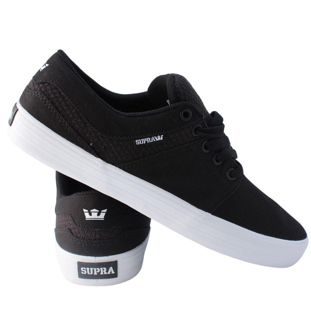 Foto 2 | Tenis Supra Vista Hombre Moda Urbana Negro