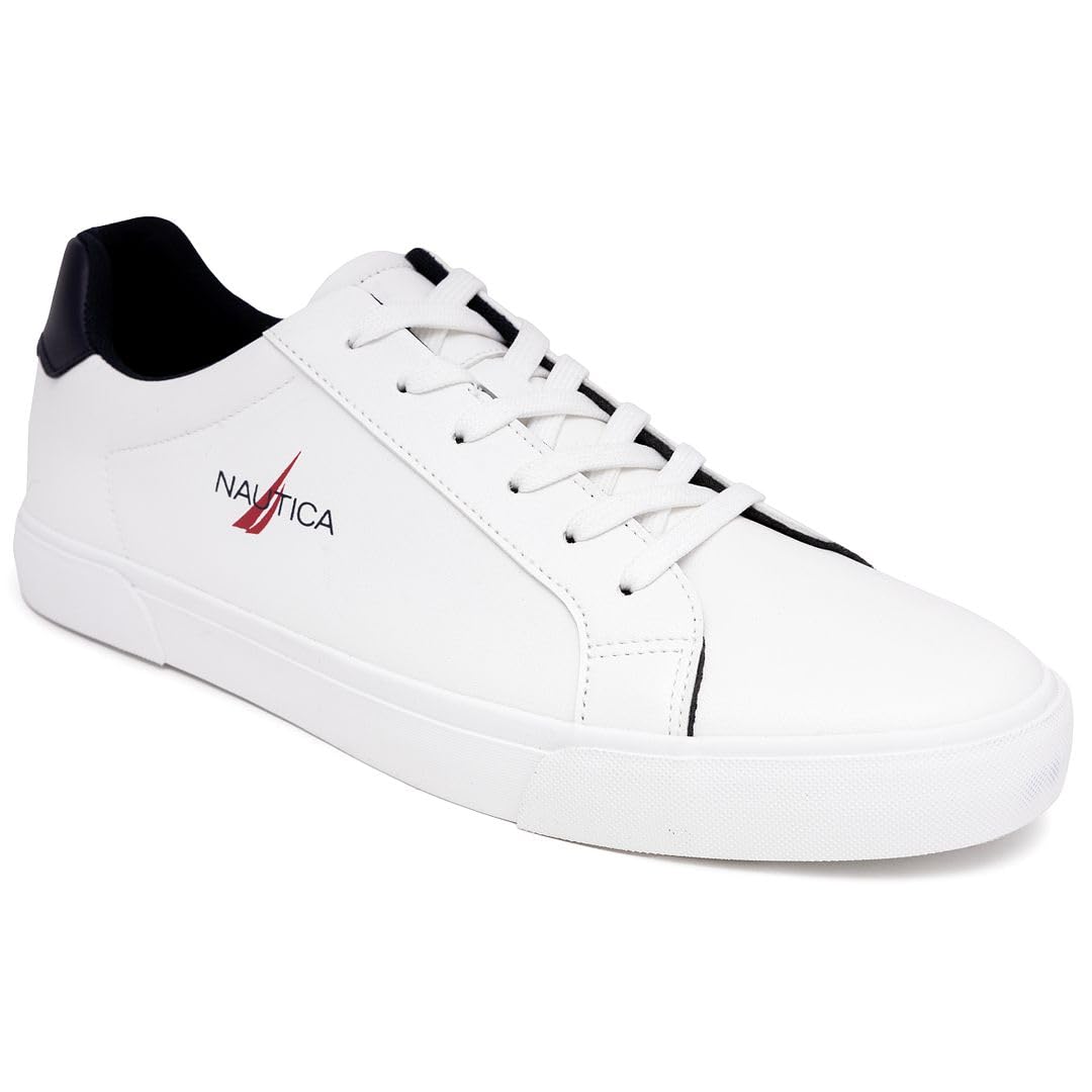 Foto 2 pulgar | Zapatillas Deportivas Shoe Nautica Myton 2 Fashion Para Hombre, Color Blanco Y Azul Marino 13us - Venta Internacional.