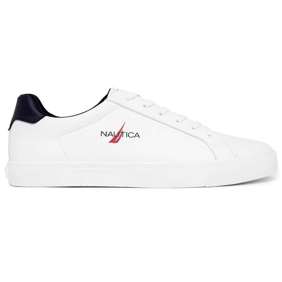 Foto 3 pulgar | Zapatillas Deportivas Shoe Nautica Myton 2 Fashion Para Hombre, Color Blanco Y Azul Marino 13us - Venta Internacional.