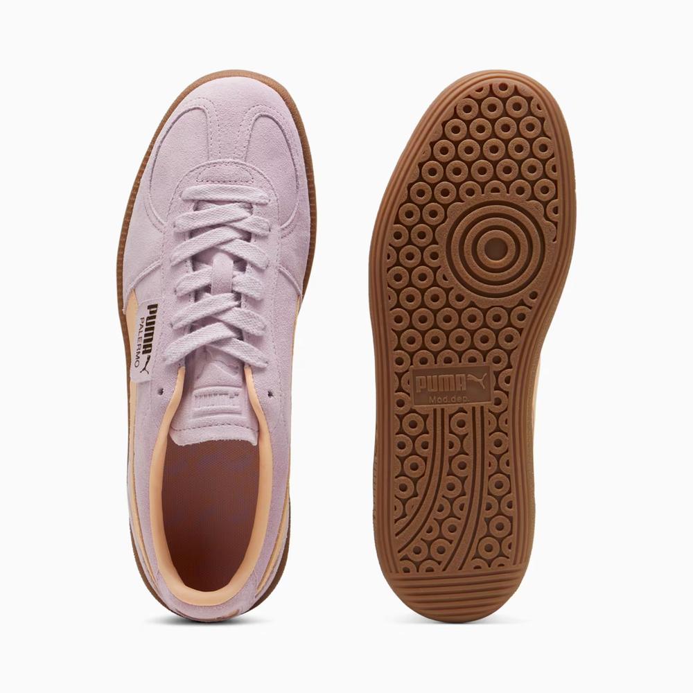 Foto 5 pulgar | Tenis Puma Palermo Unisex Gamuza Rosa