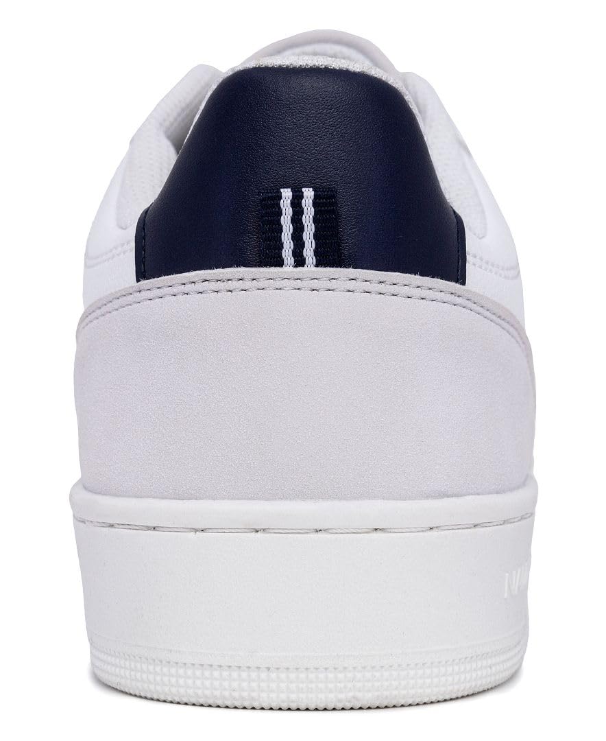 Foto 4 pulgar | Zapatilla Deportiva Shoe Nautica Bascule Casual Con Cordones, Color Blanco/gris/azul Marino - Venta Internacional.
