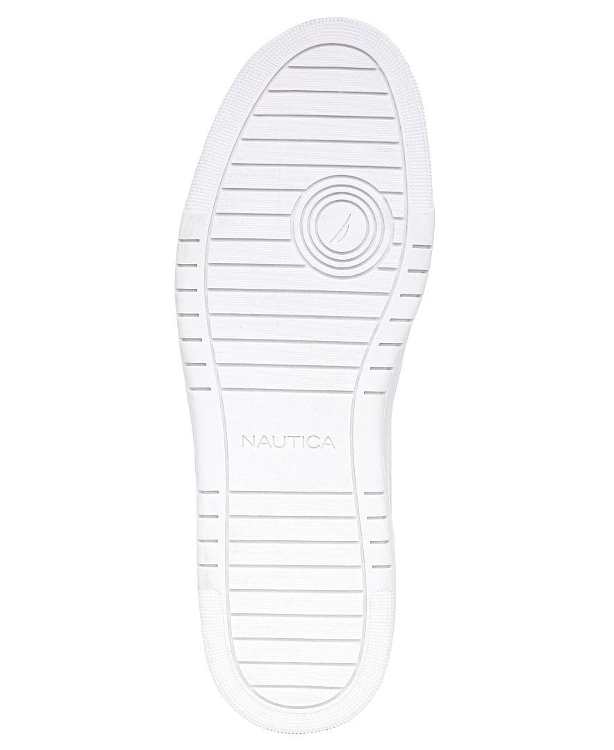 Foto 6 pulgar | Zapatilla Deportiva Shoe Nautica Bascule Casual Con Cordones, Color Blanco/gris/azul Marino - Venta Internacional.