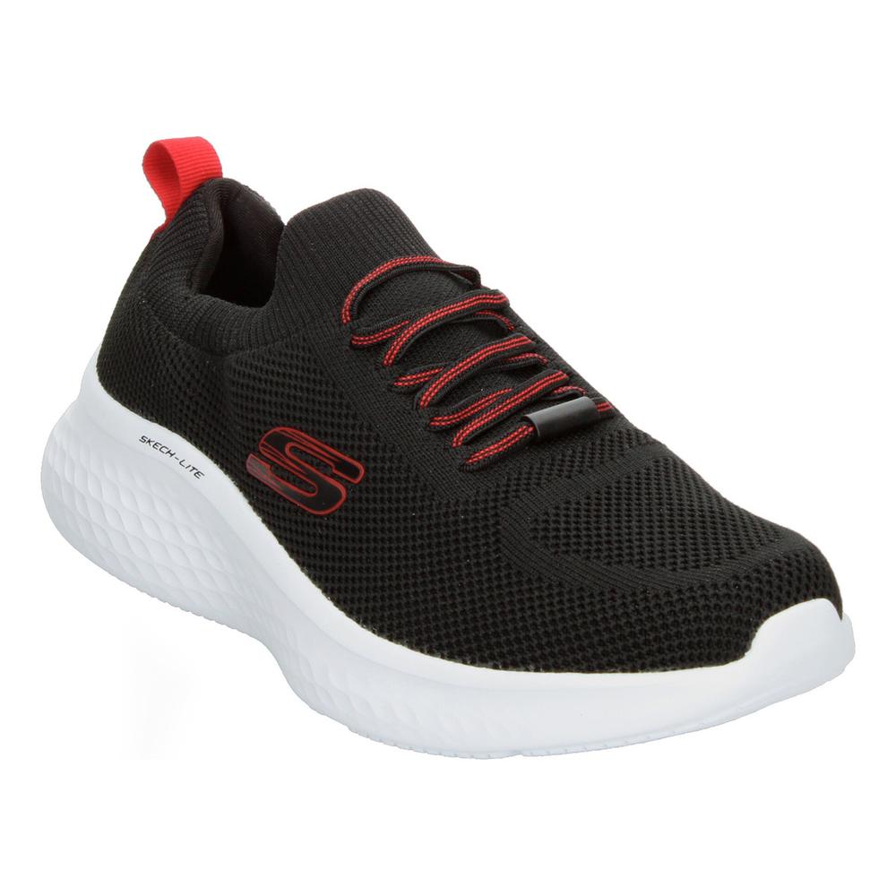 Foto 5 pulgar | Tenis Skechers Hombre Lite Pro Negro Con Rojo Caballero Rojo