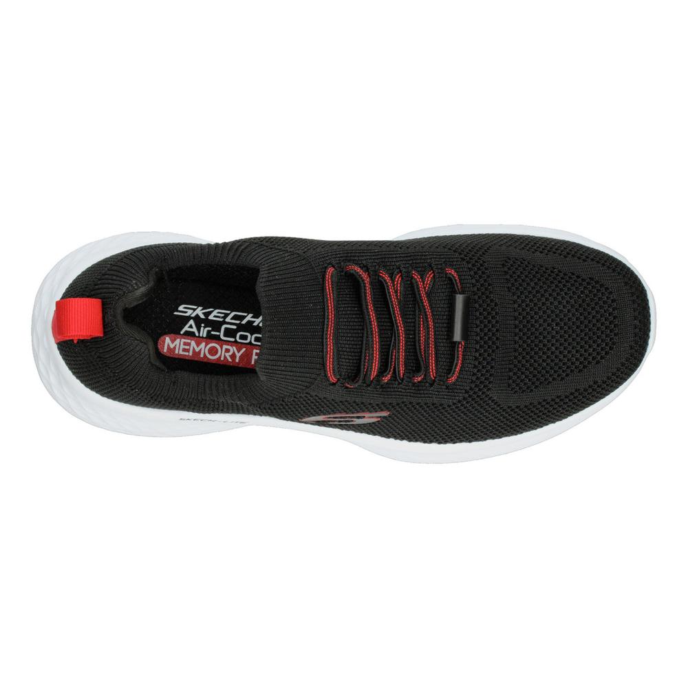 Foto 9 pulgar | Tenis Skechers Hombre Lite Pro Negro Con Rojo Caballero Rojo