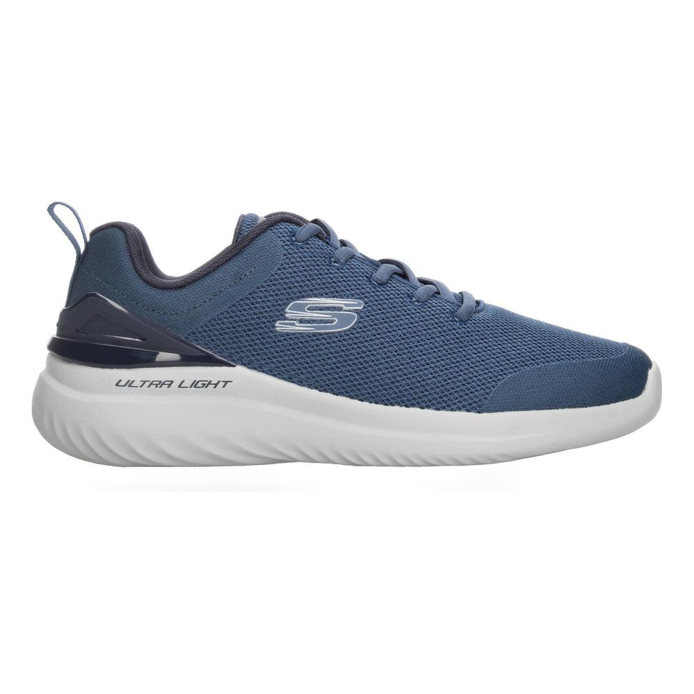Foto 2 pulgar | Tenis Skechers Hombre Bounde 2.0 Azul Marino Caballero Azul Marino