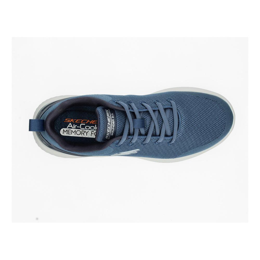 Foto 9 pulgar | Tenis Skechers Hombre Bounde 2.0 Azul Marino Caballero Azul Marino