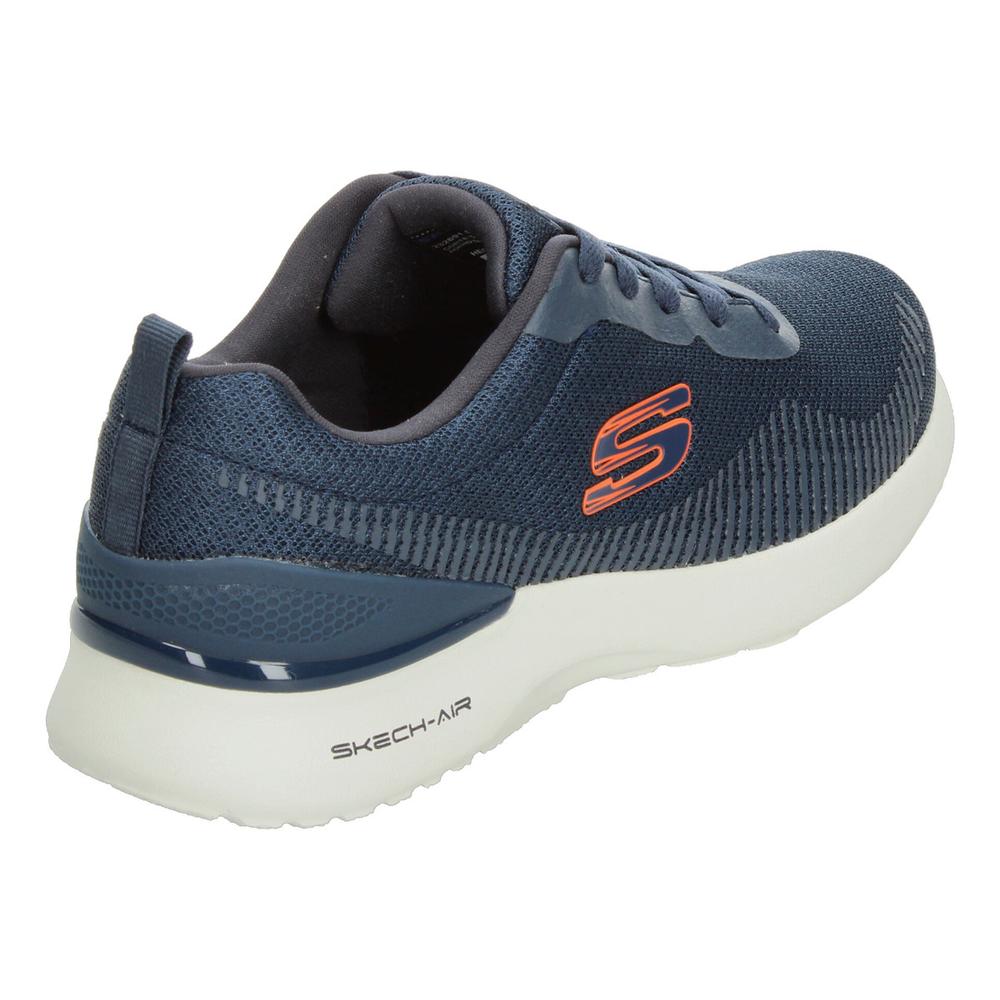 Foto 4 pulgar | Tenis Skechers Azul Marino Para Hombre [ske983] Blanco