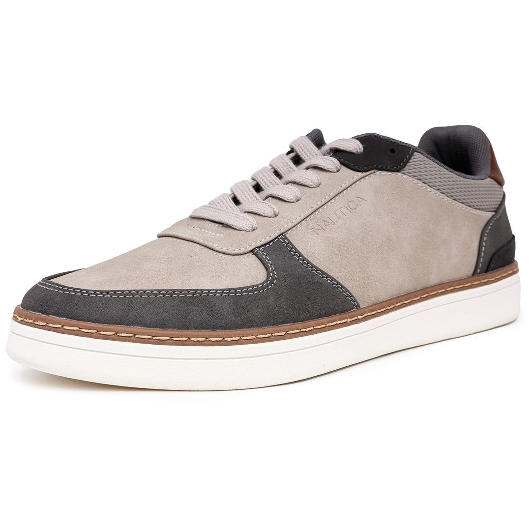 Foto 2 pulgar | Zapatos De Senderismo Nautica Savar-grey Vegan Suede Para Hombre Talla 7.5 - Venta Internacional.