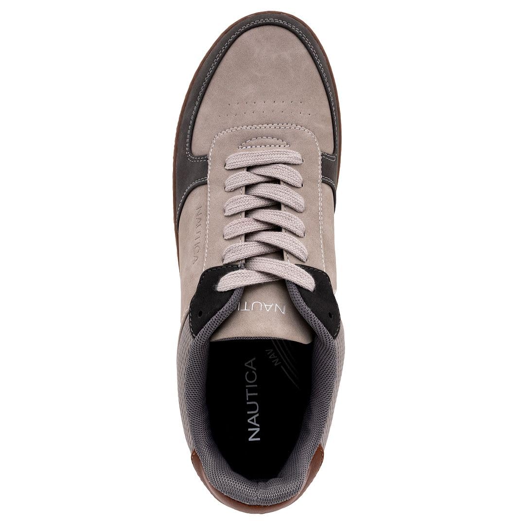 Foto 5 pulgar | Zapatos De Senderismo Nautica Savar-grey Vegan Suede Para Hombre Talla 7.5 - Venta Internacional.