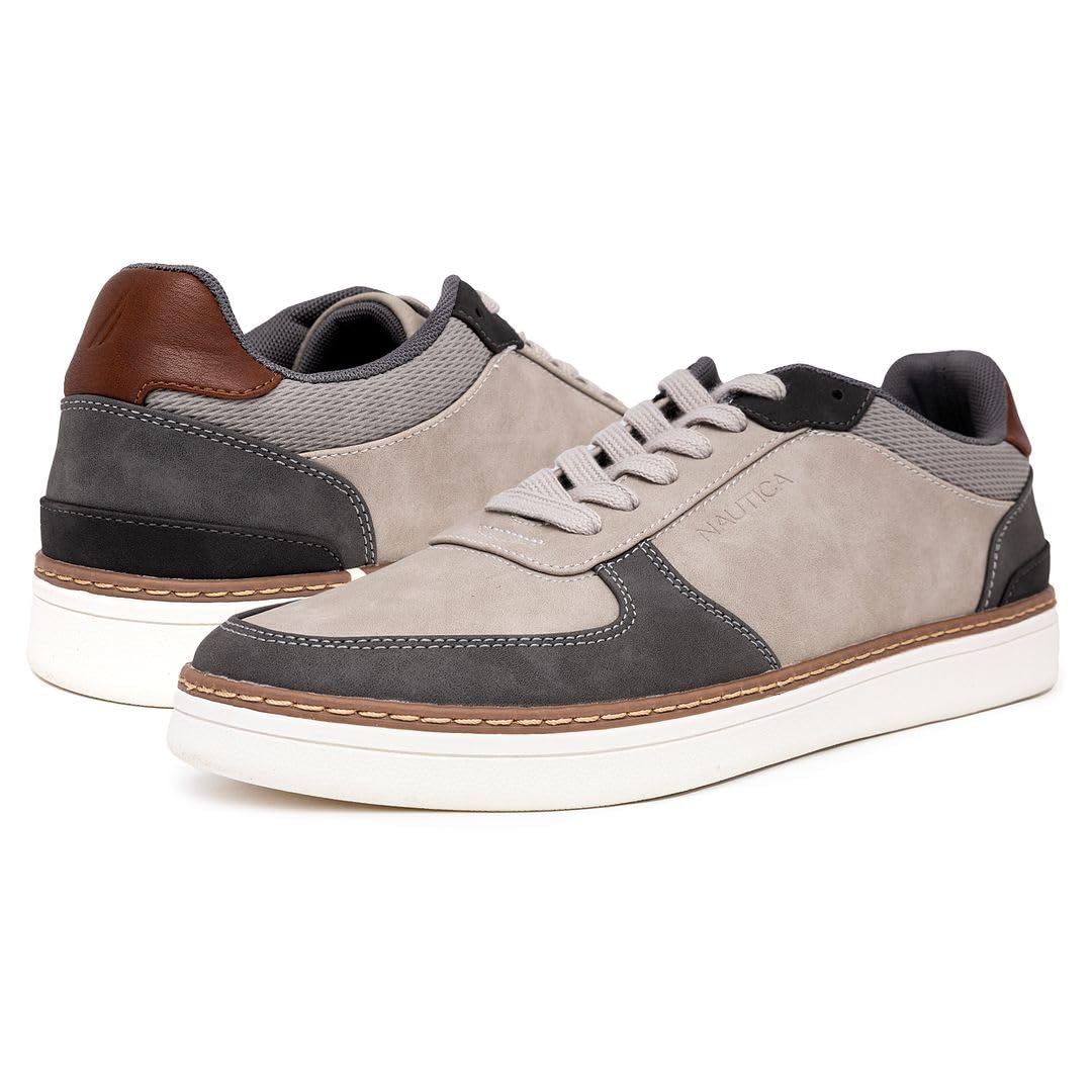 Foto 7 pulgar | Zapatos De Senderismo Nautica Savar-grey Vegan Suede Para Hombre Talla 7.5 - Venta Internacional.