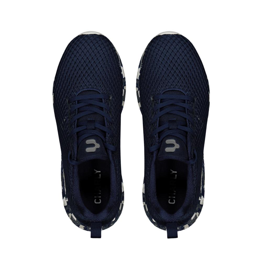 Foto 3 pulgar | Tenis Charly para Caminar y Correr Azules para Hombre