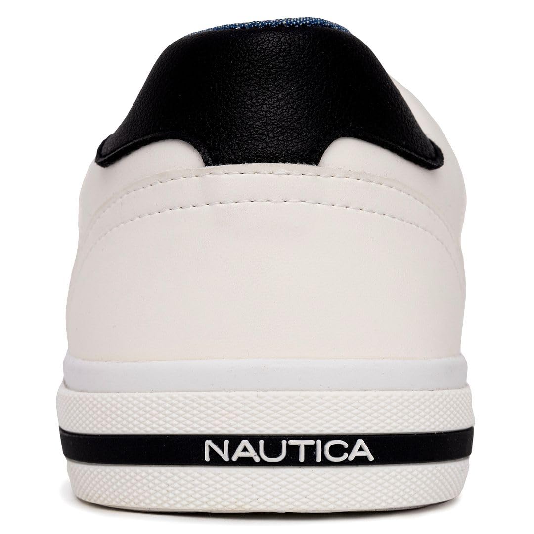 Foto 4 pulgar | Zapatilla Casual Con Cordones Shoe Nautica Negril-white 1-8 Para Hombre - Venta Internacional.