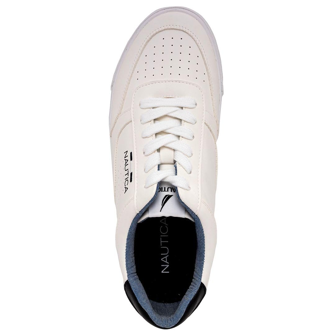 Foto 5 pulgar | Zapatilla Casual Con Cordones Shoe Nautica Negril-white 1-8 Para Hombre - Venta Internacional.